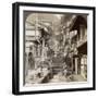 Main Street Up the Steep Side of Mount Haruna at a Famous Village of Hot Springs, Ikao, Japan, 1904-Underwood & Underwood-Framed Photographic Print