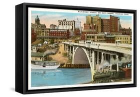 Main Street Viaduct, Houston, Texas-null-Framed Stretched Canvas