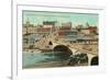 Main Street Viaduct, Houston, Texas-null-Framed Premium Giclee Print