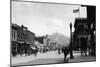 Main Street View - Livingston, MT-Lantern Press-Mounted Art Print