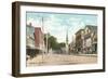 Main Street, Westbrook, Maine-null-Framed Art Print