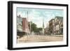 Main Street, Westbrook, Maine-null-Framed Art Print