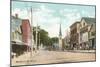 Main Street, Westbrook, Maine-null-Mounted Art Print