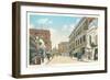 Main Street, Woonsocket, Rhode Island-null-Framed Art Print