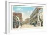 Main Street, Woonsocket, Rhode Island-null-Framed Art Print