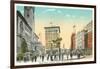 Main Street, Worcester, Mass.-null-Framed Art Print