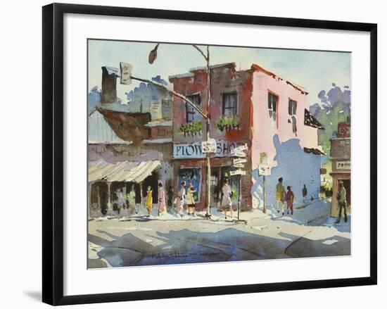 Main Street-LaVere Hutchings-Framed Premium Giclee Print