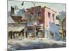 Main Street-LaVere Hutchings-Mounted Premium Giclee Print