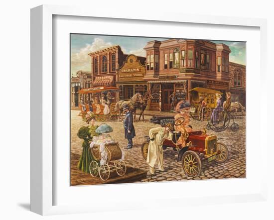 Main Street-Lee Dubin-Framed Giclee Print