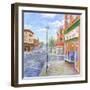 Main Street-Edgar Jerins-Framed Giclee Print