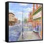 Main Street-Edgar Jerins-Framed Stretched Canvas