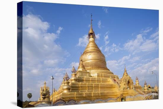 Main Stupa in the Kuthodaw Paya Mandalay, Myanmar (Burma), Southeast Asia-Alex Robinson-Stretched Canvas