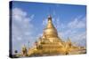 Main Stupa in the Kuthodaw Paya Mandalay, Myanmar (Burma), Southeast Asia-Alex Robinson-Stretched Canvas