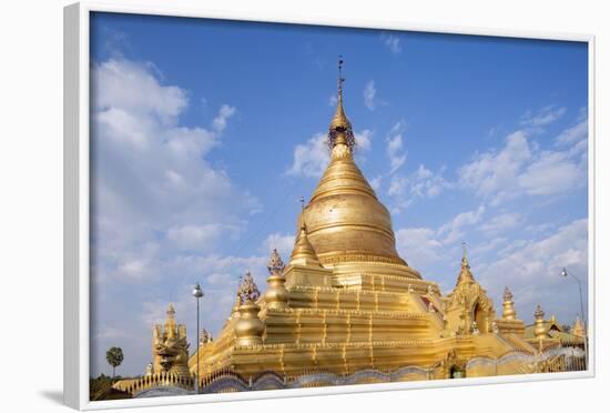 Main Stupa in the Kuthodaw Paya Mandalay, Myanmar (Burma), Southeast Asia-Alex Robinson-Framed Photographic Print