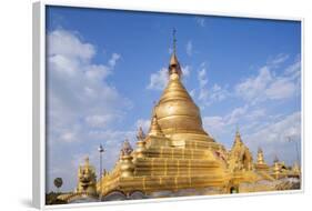 Main Stupa in the Kuthodaw Paya Mandalay, Myanmar (Burma), Southeast Asia-Alex Robinson-Framed Photographic Print