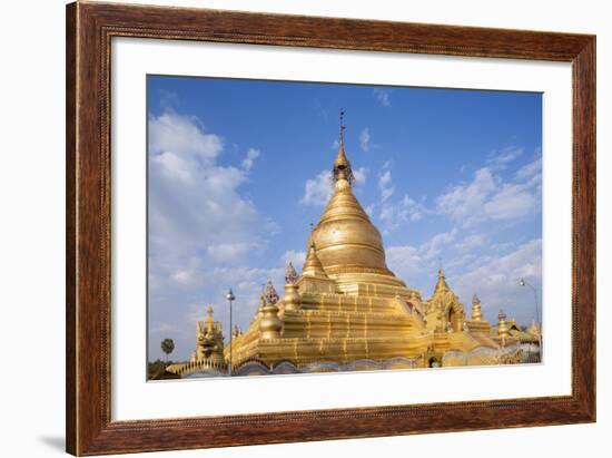 Main Stupa in the Kuthodaw Paya Mandalay, Myanmar (Burma), Southeast Asia-Alex Robinson-Framed Photographic Print