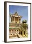 Main Temple and a Golden Dragon at Udon Monastery (Vipassana Dhura Buddhist Centre) at Phnom Udon-Stuart Forster-Framed Photographic Print