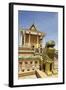 Main Temple and a Golden Dragon at Udon Monastery (Vipassana Dhura Buddhist Centre) at Phnom Udon-Stuart Forster-Framed Photographic Print