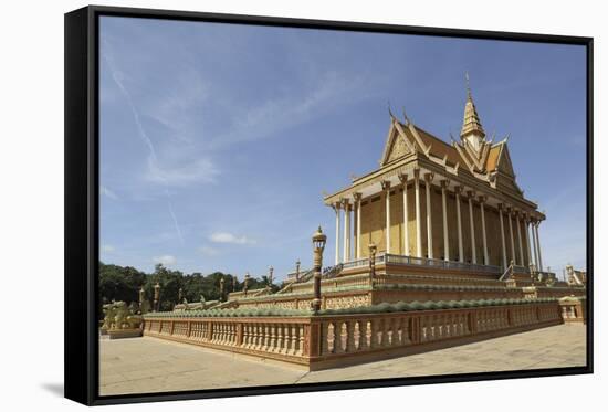 Main Temple at Udon Monastery (Vipassana Dhura Buddhist Centre) at Phnom Udon-Stuart Forster-Framed Stretched Canvas