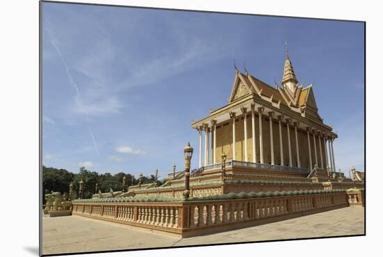 Main Temple at Udon Monastery (Vipassana Dhura Buddhist Centre) at Phnom Udon-Stuart Forster-Mounted Photographic Print