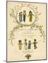 Main Title Page Design, a Day in a Child's Life-Kate Greenaway-Mounted Art Print