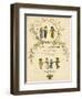 Main Title Page Design, a Day in a Child's Life-Kate Greenaway-Framed Art Print