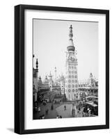 Main Tower, Luna Park, Coney Island, N.Y.-null-Framed Photo