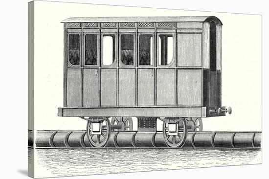 Main Wagon of the Atmospheric Railway of Saint-Germain Taken Out of Service in 1859-null-Stretched Canvas