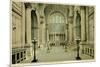 Main Waiting Room, Pennsylvania Station, New York, 1919-null-Mounted Giclee Print