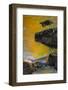 Maine, Acadia National Park, Abstract of Rocks and River-Judith Zimmerman-Framed Photographic Print