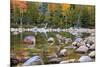 Maine, Acadia National Park, Fall Reflections at Jordon Pond-Joanne Wells-Mounted Photographic Print