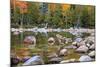 Maine, Acadia National Park, Fall Reflections at Jordon Pond-Joanne Wells-Mounted Photographic Print