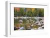 Maine, Acadia National Park, Fall Reflections at Jordon Pond-Joanne Wells-Framed Photographic Print