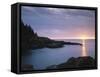 Maine, Acadia National Park, Sunrise over the Atlantic Ocean-Christopher Talbot Frank-Framed Stretched Canvas