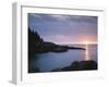 Maine, Acadia National Park, Sunrise over the Atlantic Ocean-Christopher Talbot Frank-Framed Premium Photographic Print