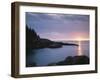 Maine, Acadia National Park, Sunrise over the Atlantic Ocean-Christopher Talbot Frank-Framed Photographic Print