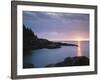 Maine, Acadia National Park, Sunrise over the Atlantic Ocean-Christopher Talbot Frank-Framed Photographic Print