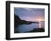 Maine, Acadia National Park, Sunrise over the Atlantic Ocean-Christopher Talbot Frank-Framed Photographic Print