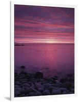 Maine, Acadia National Park, Sunrise over the Rocky Shoreline of the Beach-Christopher Talbot Frank-Framed Photographic Print