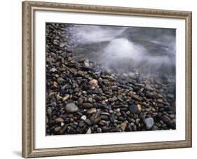 Maine, Acadia National Park, Waves Crashing on a Rocky Shoreline-Christopher Talbot Frank-Framed Photographic Print