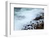 Maine, Acadia NP, Ocean Waves Breaking on Rocks Along Ocean Drive-Joanne Wells-Framed Photographic Print