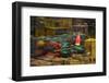 Maine, Bass Harbor, Lobster Traps and Buoy at Bass Harbor-Joanne Wells-Framed Photographic Print