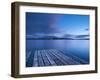 Maine, Baxter State Park, Lake Millinocket and Mount Katahdin, USA-Alan Copson-Framed Photographic Print