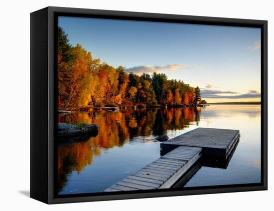 Maine, Baxter State Park, Lake Millinocket, USA-Alan Copson-Framed Stretched Canvas