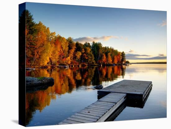 Maine, Baxter State Park, Lake Millinocket, USA-Alan Copson-Stretched Canvas