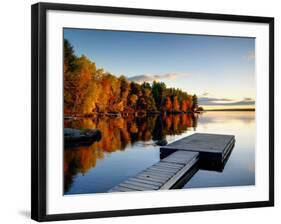 Maine, Baxter State Park, Lake Millinocket, USA-Alan Copson-Framed Photographic Print