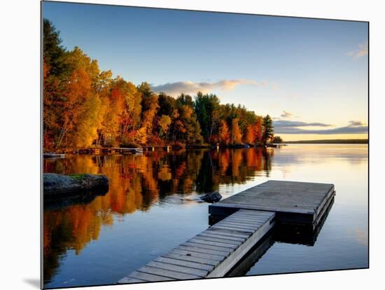 Maine, Baxter State Park, Lake Millinocket, USA-Alan Copson-Mounted Photographic Print