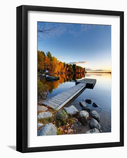 Maine, Baxter State Park, Lake Millinocket, USA-Alan Copson-Framed Photographic Print