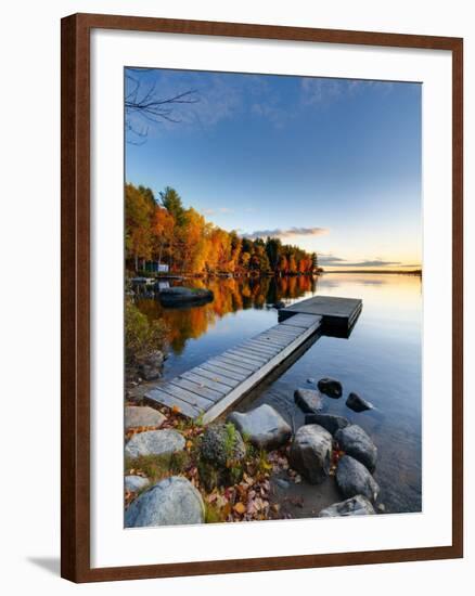 Maine, Baxter State Park, Lake Millinocket, USA-Alan Copson-Framed Photographic Print