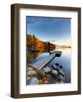 Maine, Baxter State Park, Lake Millinocket, USA-Alan Copson-Framed Photographic Print